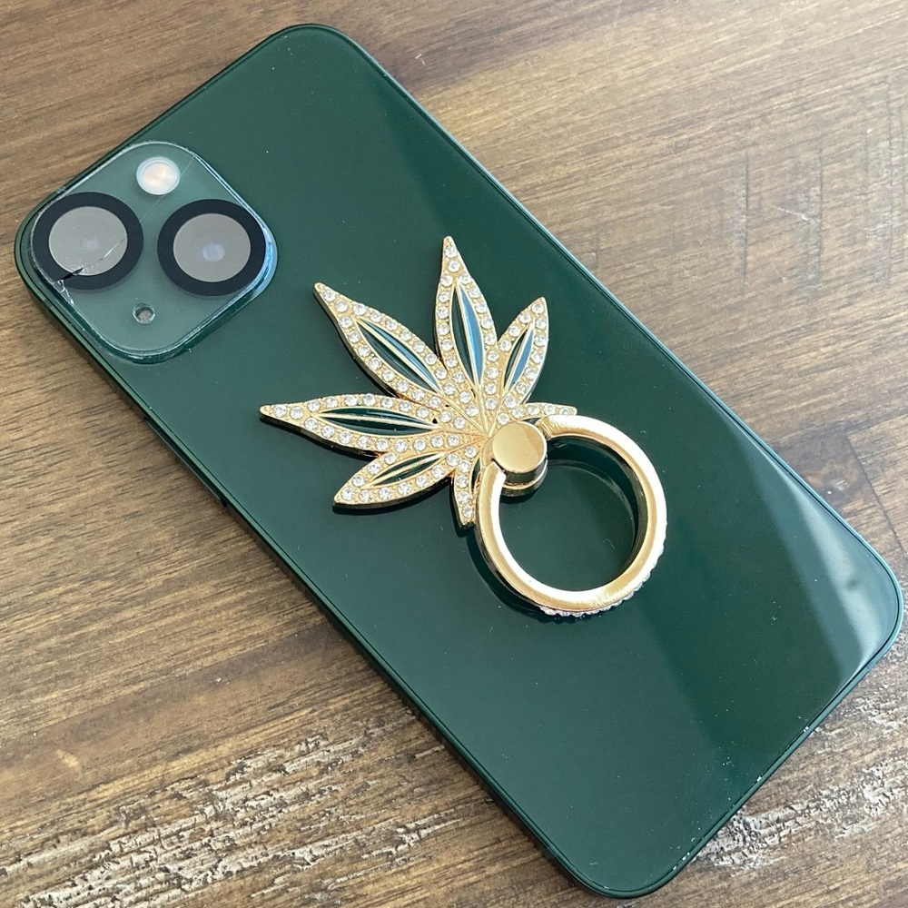 Cannabis Smart Phone Ring Stand